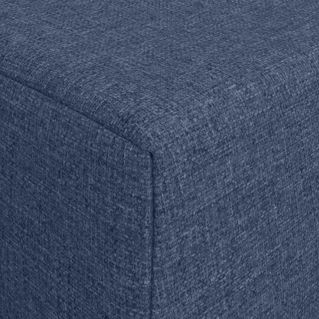Folding Sofa Bed Blue 120 x 60 x 49 cm Fabric