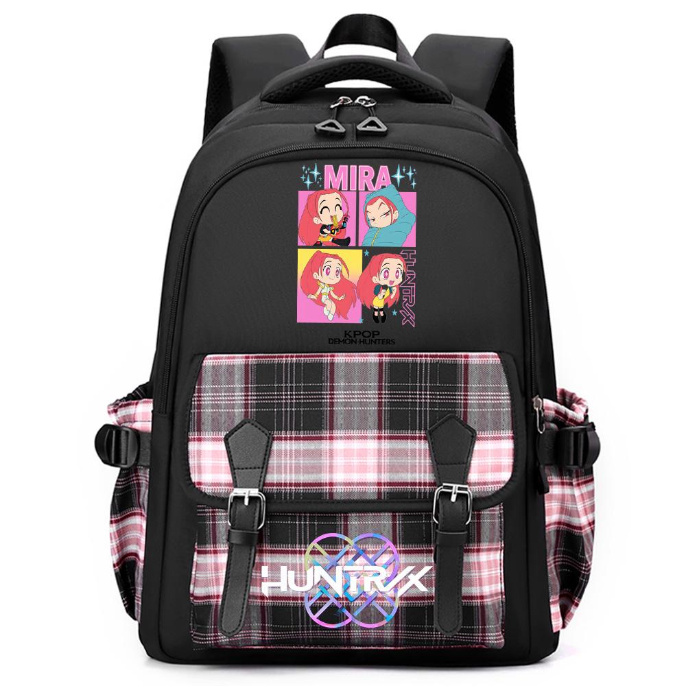 Anime Cartoon K-Pop Printed Large Capacity Backpack for Teenger Student Girl Boy Schoolbag Bookbag Women Waterproof Travel Bag Mochila Kid Gift