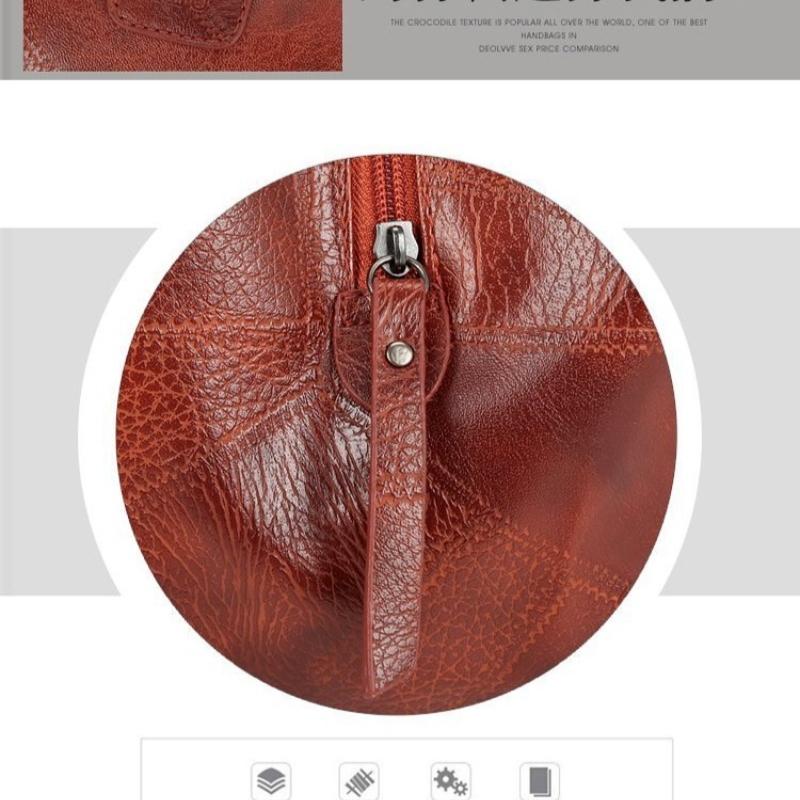 Women's New Trendy Soft Leather Shoulder Bag with Large Capacity and Versatile Fashion Crossbody Bag, Korean Version Women's Handbag