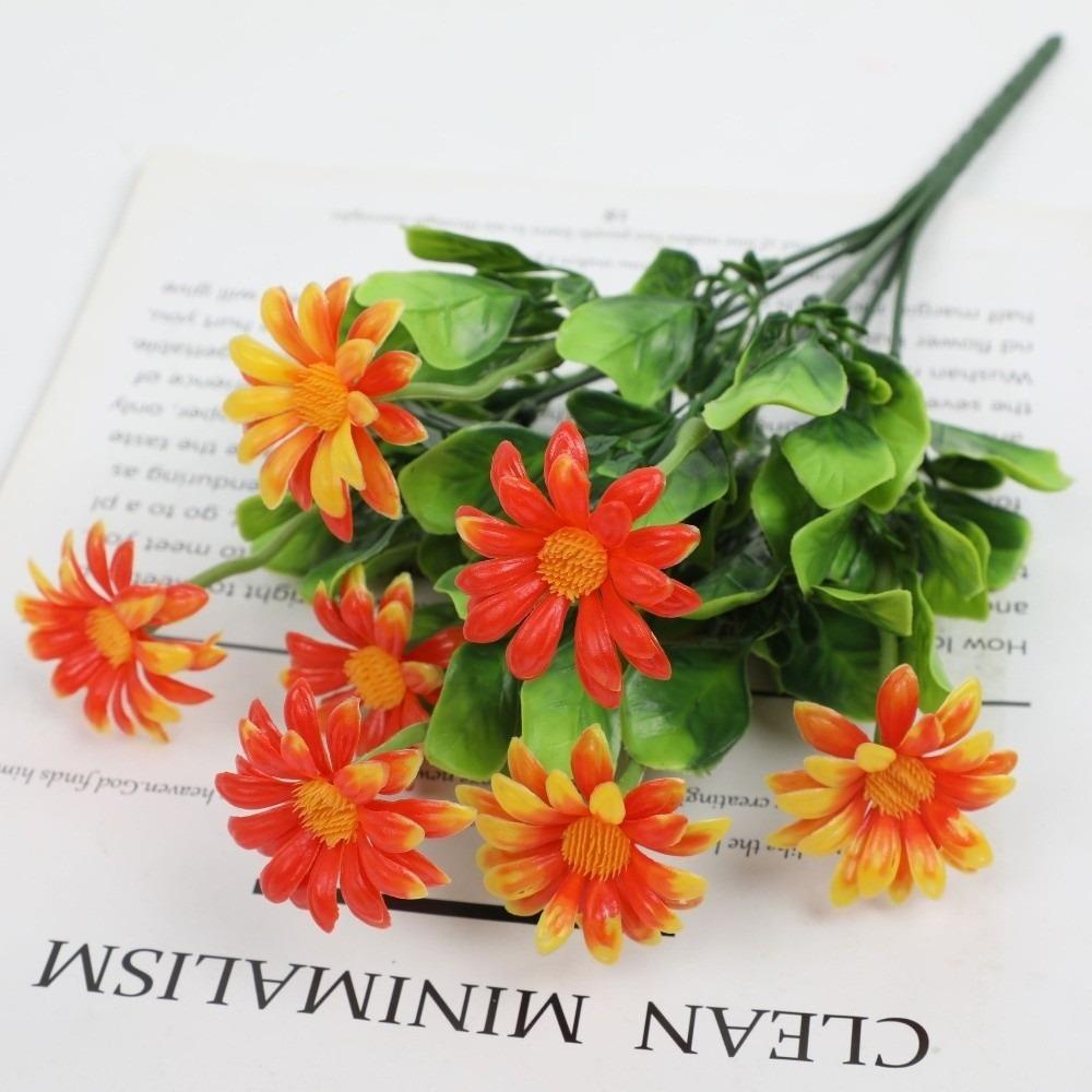 New Daisy Daisy Artificial Flowers Bouquet DIY Fake Plants Table Vase Flower Arrangement Artificial Garden Bonsai Home Decor