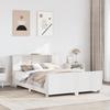 VidaXL Bed Frames Without Mattress White 120x200 Cm Solid Pine Wood 3323654