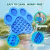 Lick Pad for Dogs Non-Slip Strong Suction Cup Fixed Soothing Toys Pet Grooming Bath Soothing Toys Anti-Anxiety Distraction Reble Reble Treats Can be