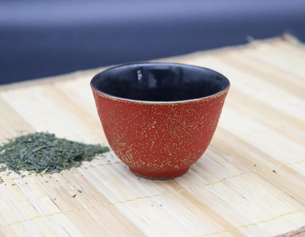 Nanbu Ironware Sake Cup (100cc), Perfect for Sake, Red, Enameled Interior, Iwate Prefecture, Japan, Traditional Craft