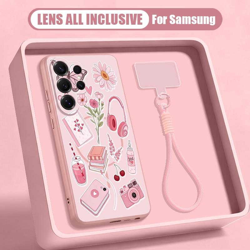 Colorful Buttons Blocks Print Case For Samsung S26 Ultra S25 FE S24 S24 Plus A57 A37 A17 A56 A36 A16 A55 A35 A15 A54 5G Hybrid Magnetic Matte Cover