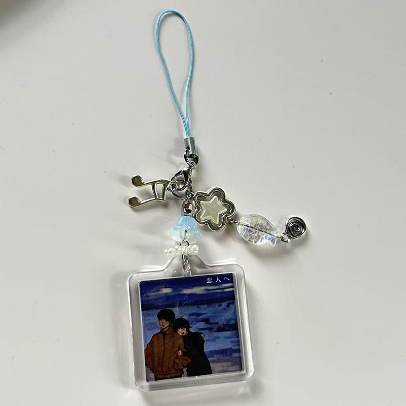 Anime Bilderrahmen Handykette Stil Mädchenhaft USB-Taschenanhänger Handyband Ins