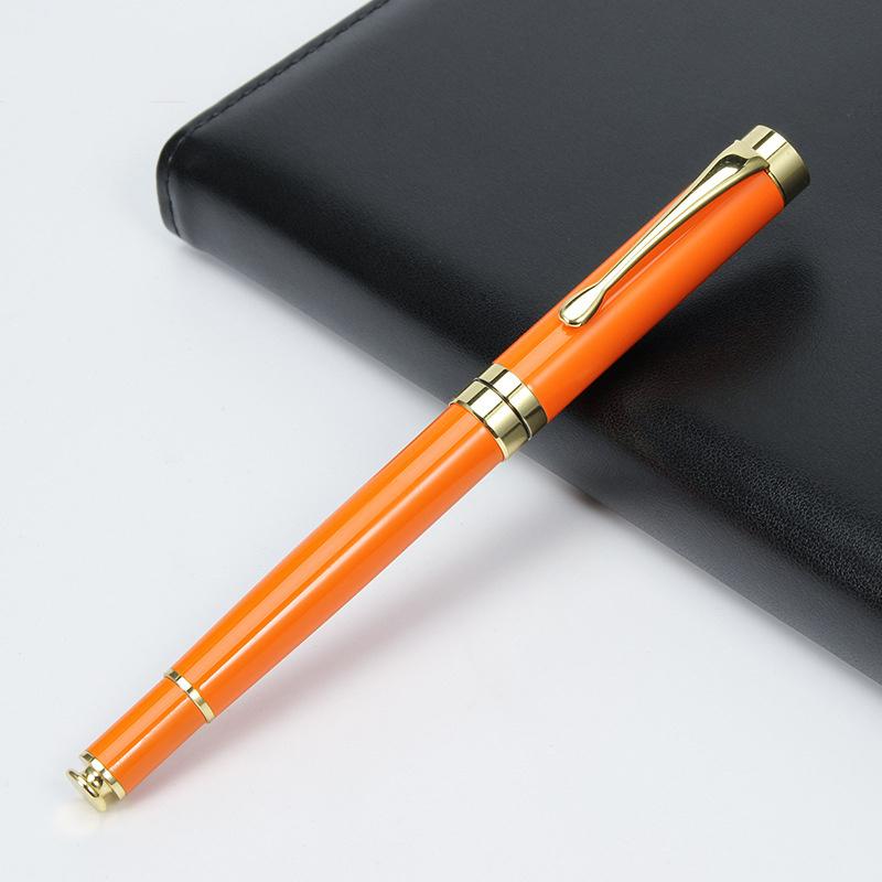 1 Piece Metal Roller Ballpoint Pen Stationery Ball Point Pen Cute Pens Office Accessories
