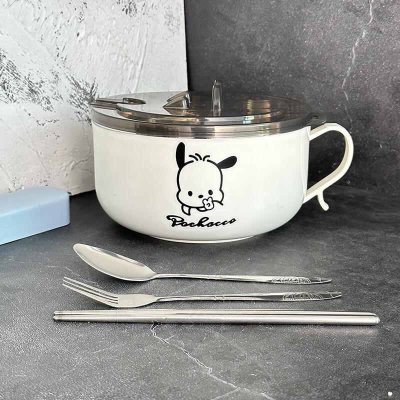 Zhaoran Student Insulated 304 Stainless Steel Noodle Bowl