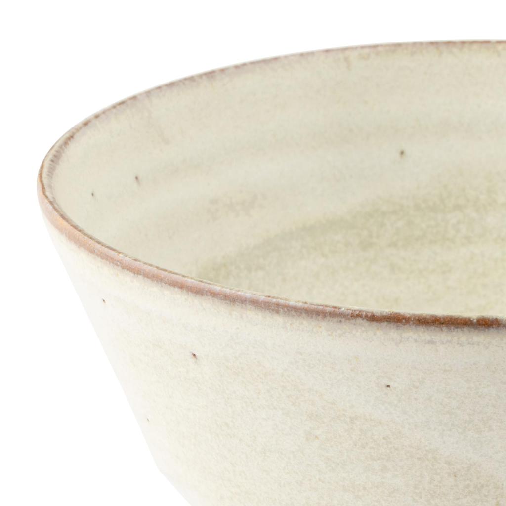 Marui Seito Shigaraki Ware Hechimon Rice Bowl, Diameter 13cm, White Glaze, White, MR-3-4551