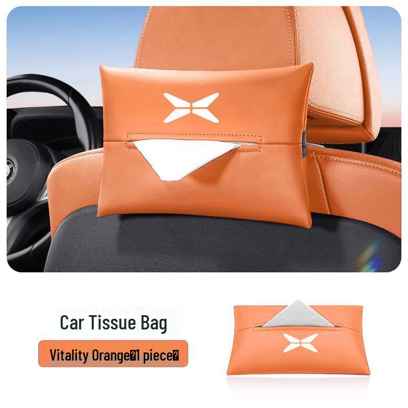 XPeng Car Tissue Box | In-car Pull-out Paper Box | Hanging Armrest Paper Holder