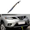 Car Front Side Cover Bumper Corner Trim Frame Stick Anti-Rub For Nissan X-Trail T32/Rogue 2014 2015 2016 2017 2018