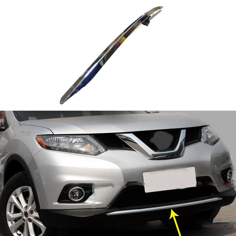 Car Front Side Cover Bumper Corner Trim Frame Stick Anti-Rub For Nissan X-Trail T32/Rogue 2014 2015 2016 2017 2018