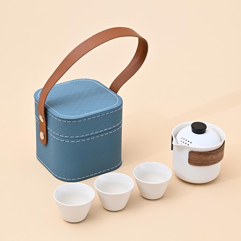 Portable travel tea set, car express cup business gift, annual meeting event souvenir