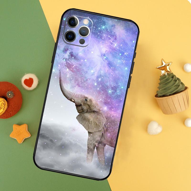 

Elephants Colored Case For iPhone 13 12 Mini 11 14 16 15 Pro Max 7 8 Plus X XR XS Max Back Cover iPhone 11 Pro