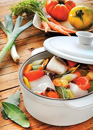 TERRE ETOILEE Cocotte, 24cm, White, 2063412