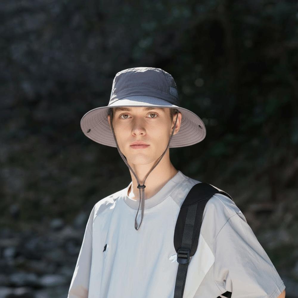 Wide Brim Fishing Hat Foldable Fisherman Hat Fashionable Western Cowboy Hat  Outdoor Camping