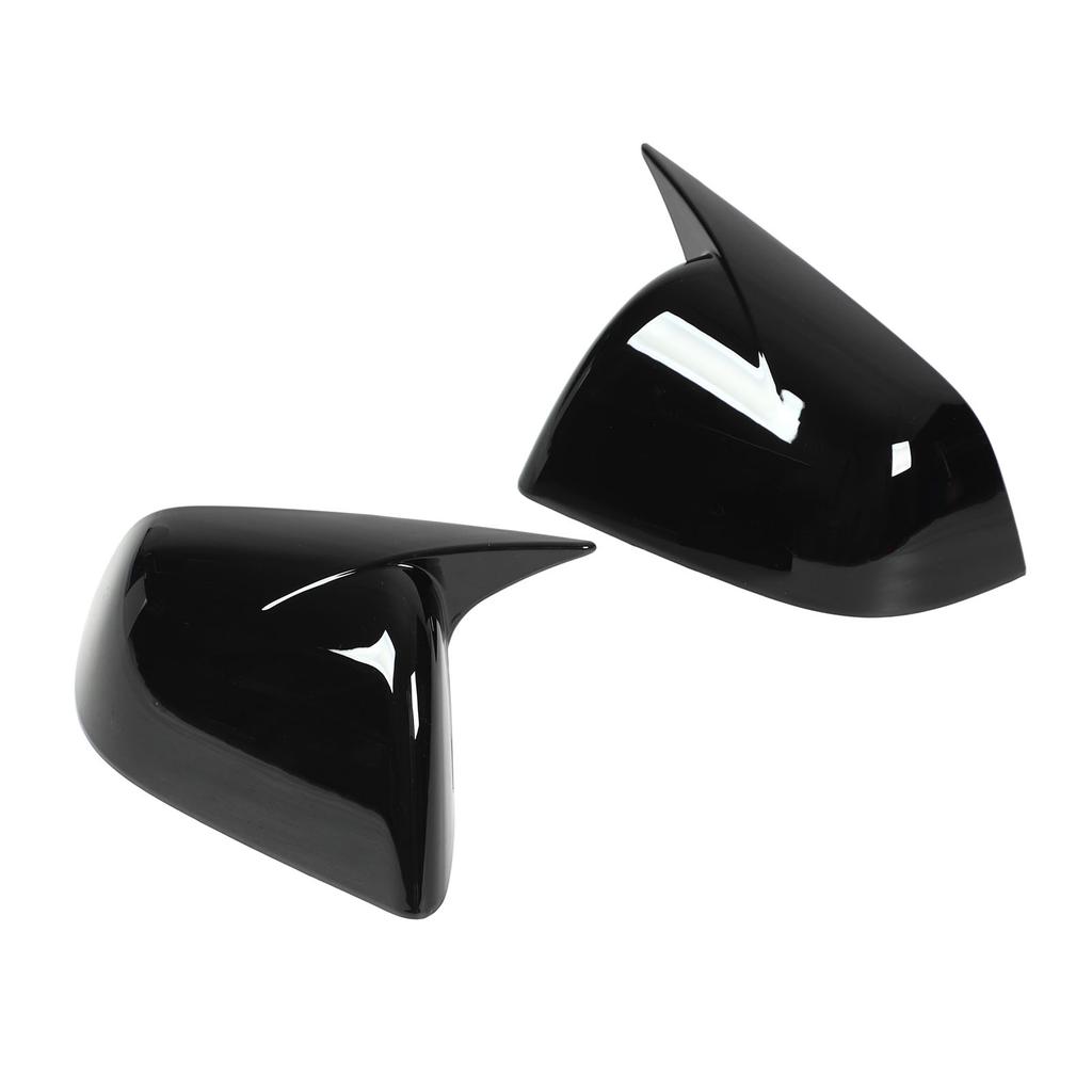 Side Rearview Mirror Cover High Glossy Door Exterior Wing Mirror   Replacement for     2020 to 2023