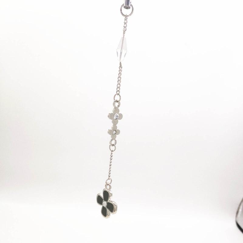 Clovers Pendant Mobile Phone Chain Cartoon Anime Flower Hanging Pendant Phone Straps Rope Phone Lanyard Bag Decoration