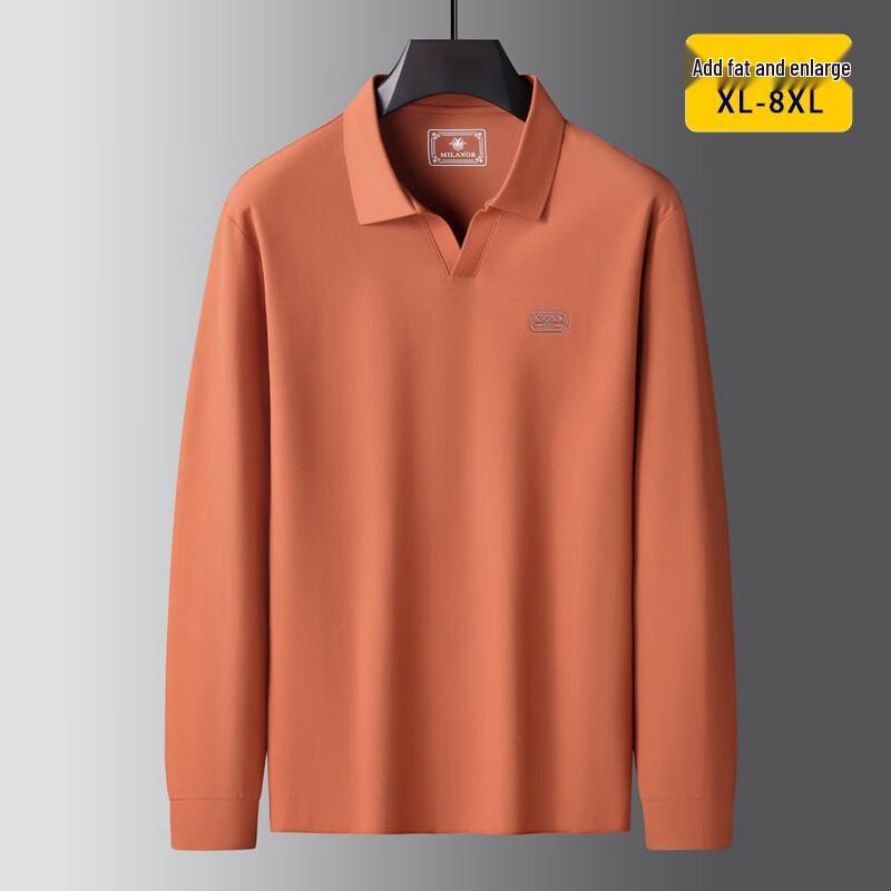 Men's 100% Cotton Plus Size Loose Fit Polo Shirt