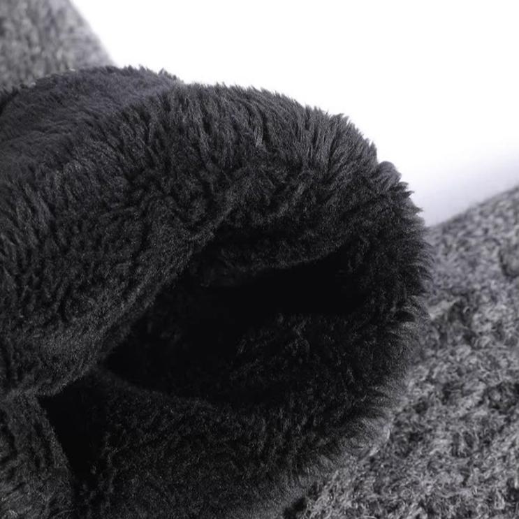 Cashmere Gloves, Autumn and Winter Touch Screen Gloves Outdoor Couple Gloves Warm Cycling Gloves Five Finger Velvet Gloves Wool Gloves