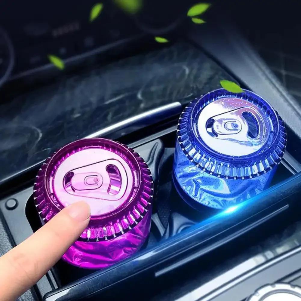 Solid Car Air Freshener Perfume Cream Auto Interior Accessorie Aroma Diffuser Cup-shaped Aluminum Can Remove Odors Fragrance