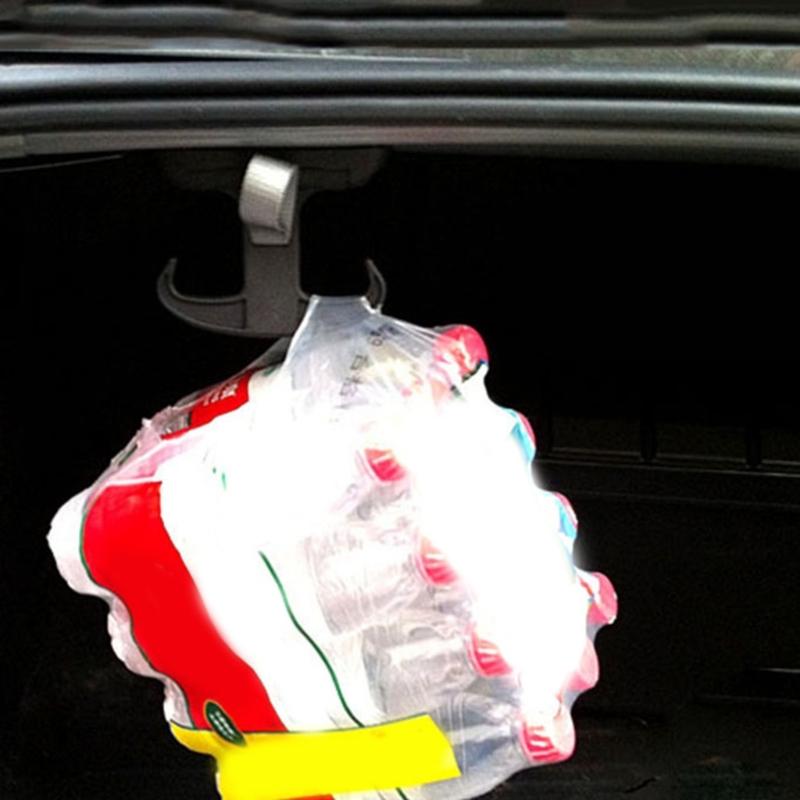 Car Purse Holder Hook, Car Rear Trunk Hook for Purses and Bags,HiddenPlastic Hook Hangers for Car Handbag