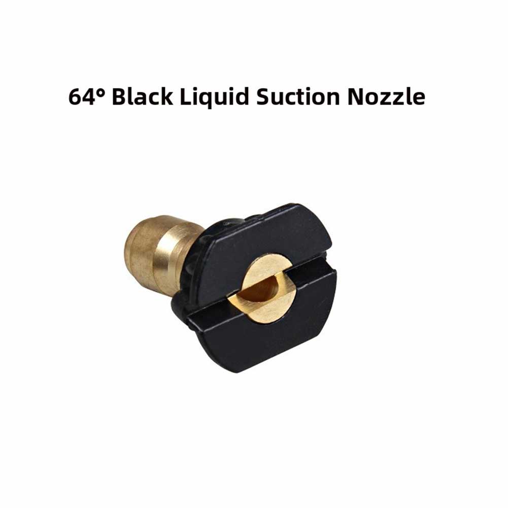 Pressure Washer Swivel Coupling Heavy Duty Brass Body with 5 Spray Tips 0 15 25 40 Degree Soap 4500 PSI 1/4 Inch Quick Connect