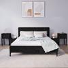 VidaXL Bedside Tables 2 Pcs Black 79.5x38x65.5 Cm Solid Pine Wood 814548