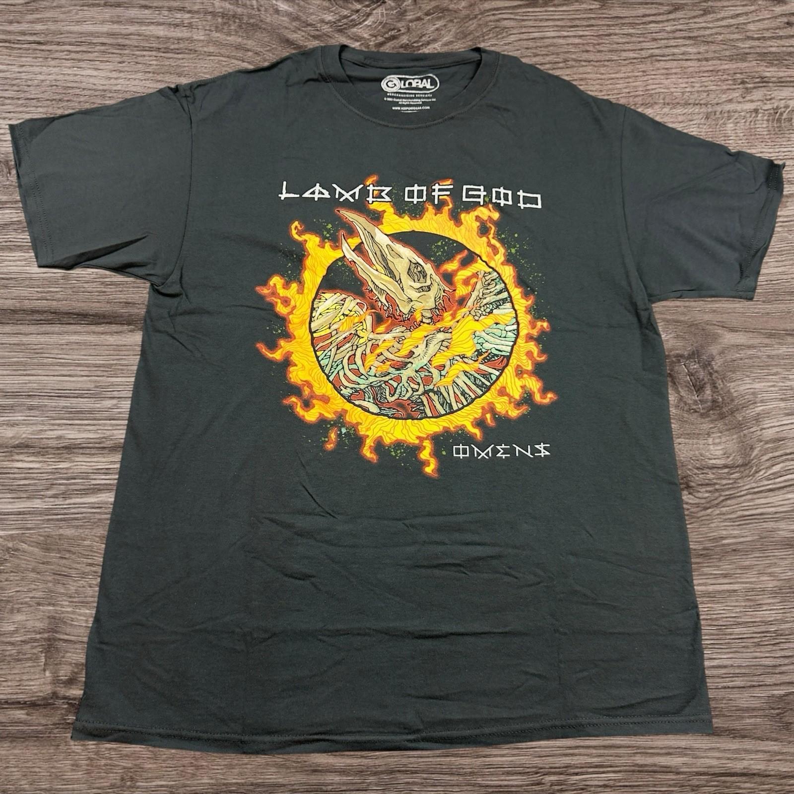 Lamb Of God Omens / Graphic Adult Size Medium Unisex T-Shirt M