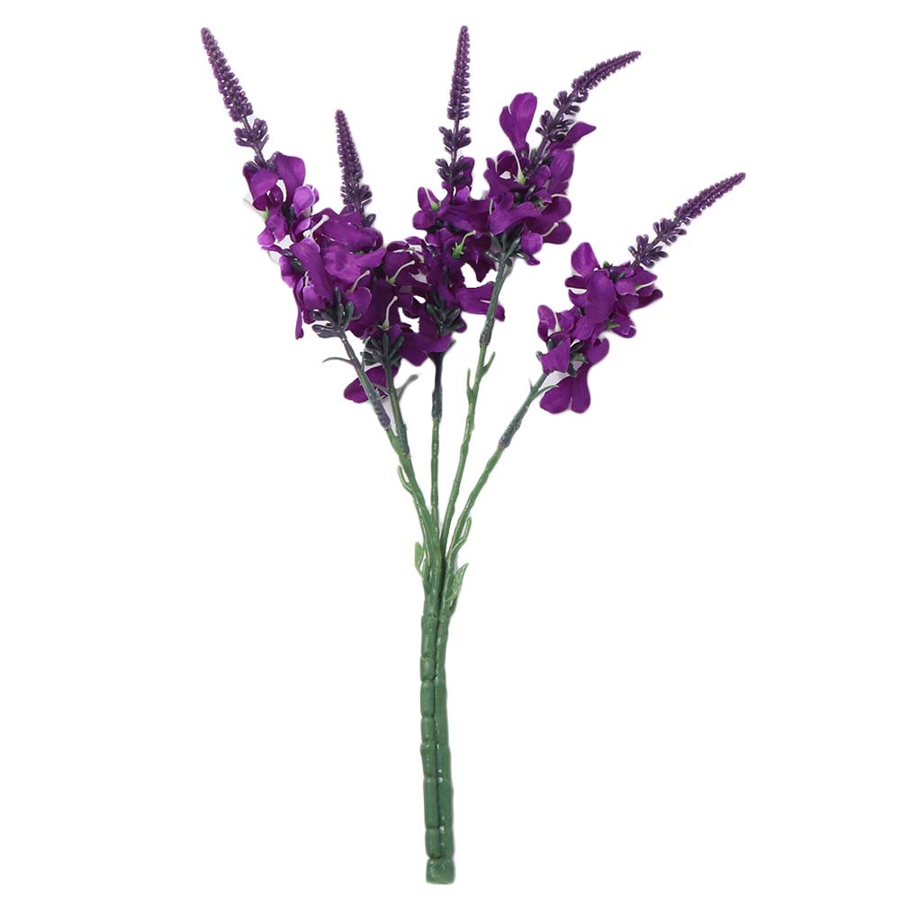 Realistic Artificial Lavender Flowers Real Touch Flower Arrangement  Outdoor Garden Decor