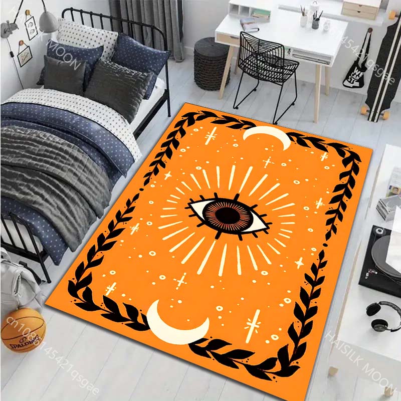17 Styles Witchy Eye Painting Carpet for Living Room Bedroom Sofa Doormat Decor Sofa Table Area Rug Non-slip Floor Mat