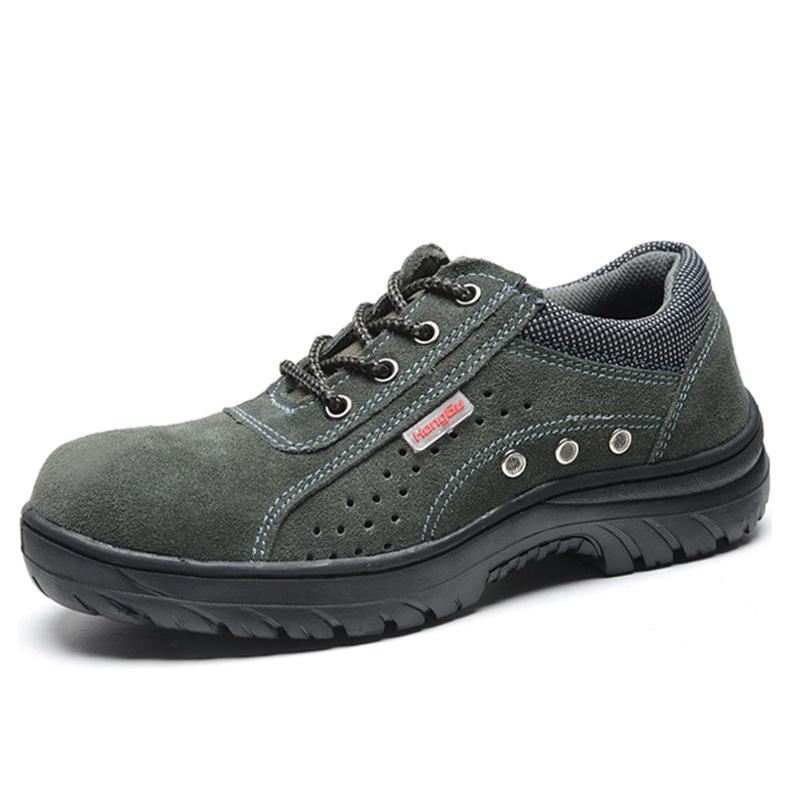 Fashion New Men Shoes Steel Toe Shoes Work Safety Boot Breathable Slip On work boots Sneakers Shoes Anti-smashing Piercing Safety Shoes8