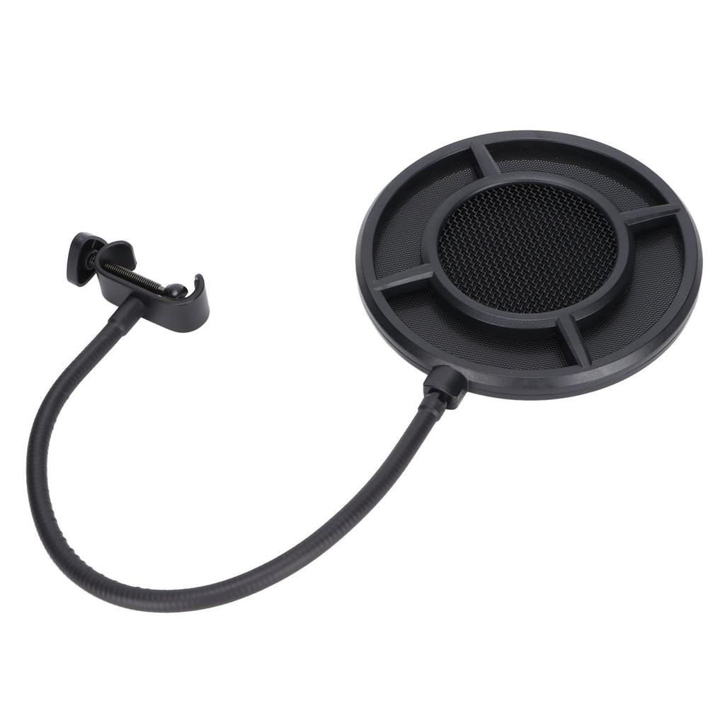 Microphone Filter Double Layer Metal Mesh 360 Degrees  Rotation Compact MiC Accessories for Recording Enthusiasts