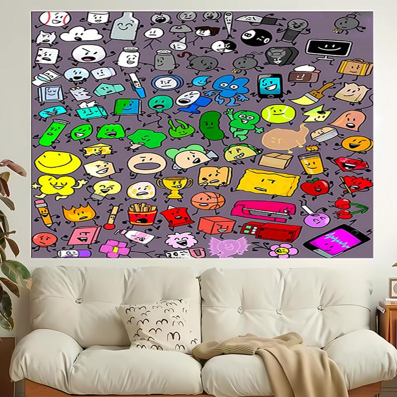 1pc Inanimate Insanity1 Tapestry, Living Room, Bedroom, Office, Party Decor, Ideal Festive Gift