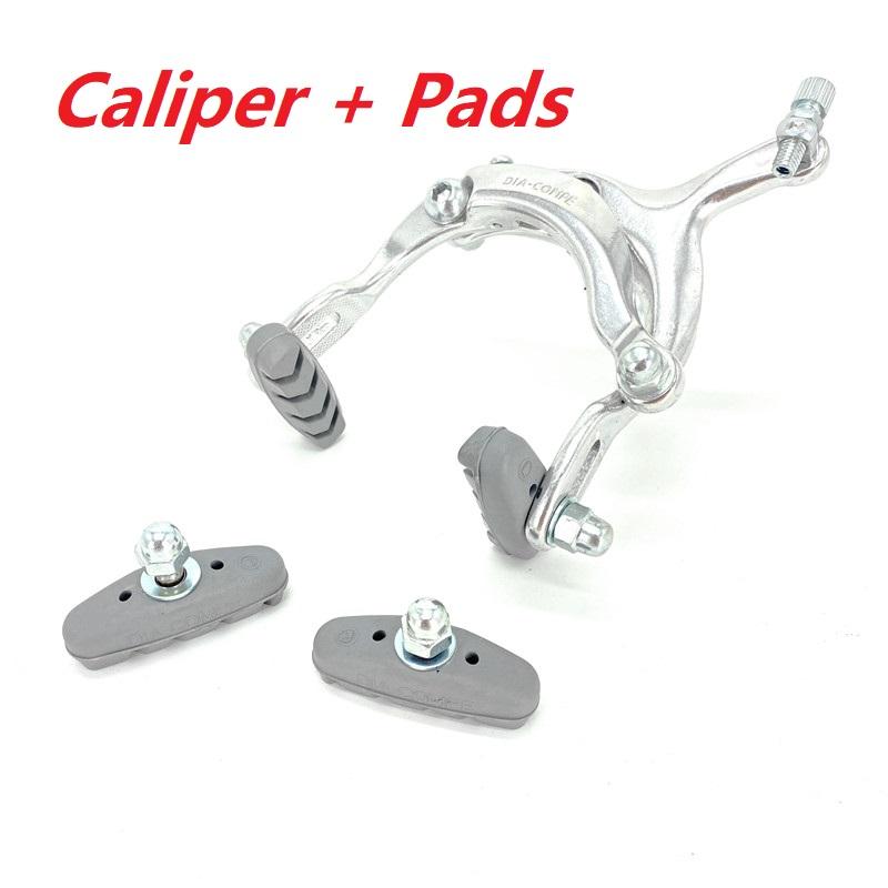 

DIA-COMPE City Bicycle Road Folding Bike C Caliper Brake 61-79mm Aluminum Alloy Dual Pivot Caliper Brake BT410 Caliper and Pads