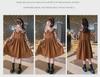Girls' College Style Plaid Dress – Long-Sleeve, Two-Piece Look for Spring/Autumn