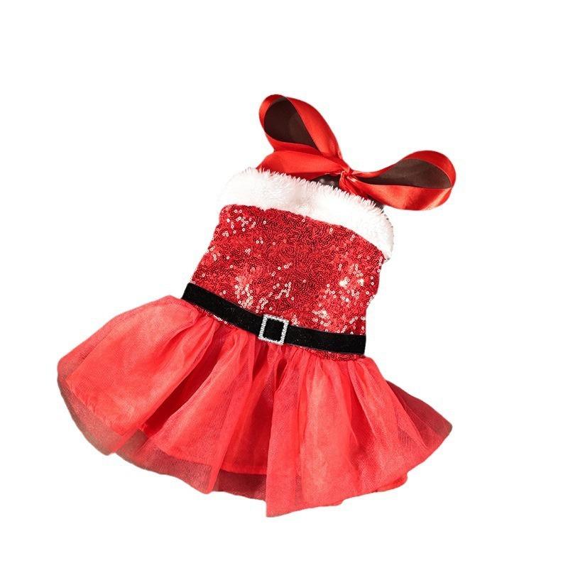 Haustier Weihnachtskleid, Abendkleid, Weihnachtsball, Karneval