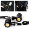 2pcs Universal Motorcycle Turn Signal Work Light Retro Mini Led Lamp Indicator Flashing Light