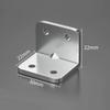 10-50pcs Stainless Steel L-Shaped Corner Code 90 Degree Laminated Furniture Plate Hardware Right Angle Bracket Cabinets Small