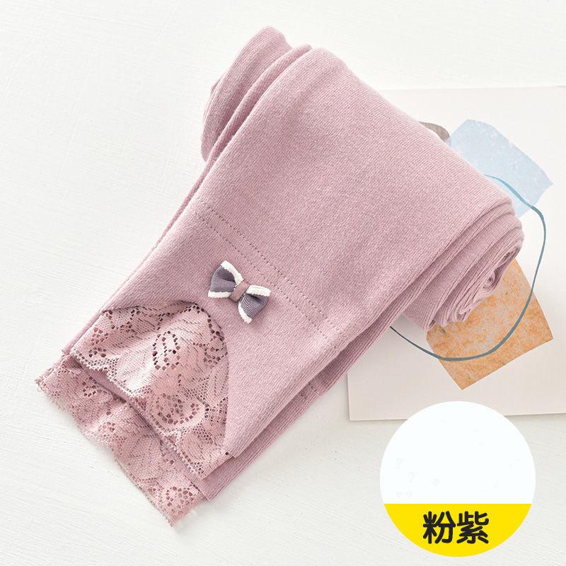 Girls' Leggings Spring and Autumn New Outer Wear Children's Trousers Girls Fashionable Autumn Lace Pants for Baby Girls
