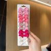 4/6/10Pcs Baby Bows Hair Clip For Kids Girls Hairpin Solid Color Hairpins Barrettes Handmade Headwear Hair Accessories