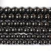 Natural Hematite Black Gallstone Round Beads for DIY Jewelry: Bracelets, Necklaces, Earrings (4-12mm)