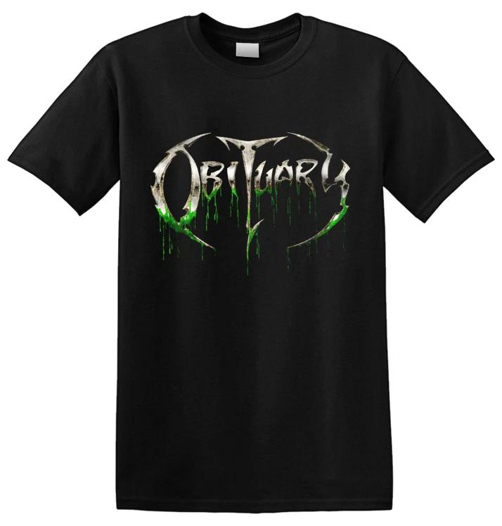 OBITUARY -  Slowly We Rot Logo  T-Shirt 4XL