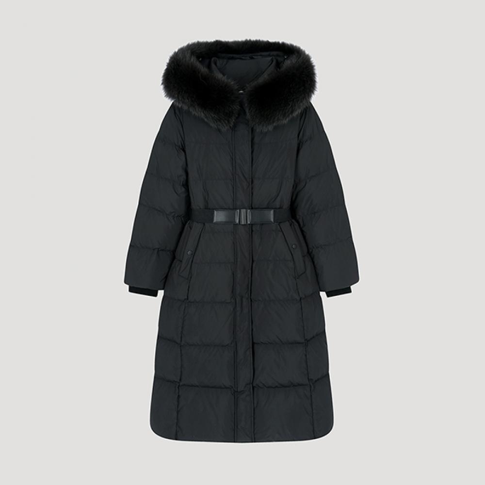 

She S miSS Fox Fur gooSe Down Long Jumper SSgjpo42010 Dg dark gray/55