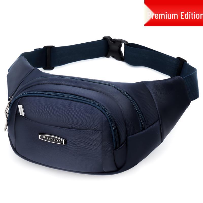 Waterproof Multifunctional Crossbody Fanny Pack - Large Capacity for Outdoor Sports, Running, and Business Use