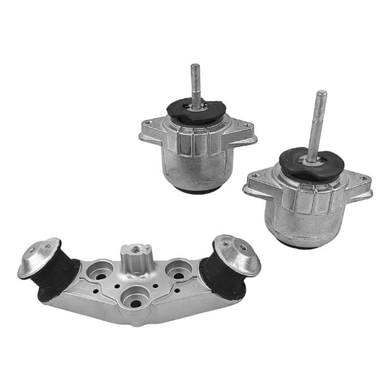 For Porsche Panamera 2010-2016 3Pcs Engine Mounts Upper Arm Bracket Kit Transmission Parts 94837505712 94837505811 97037511801