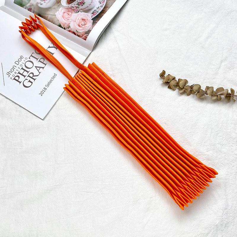 

Японская и корейская плиссированная парусиновая сумка - Веерообразный дизайн гармошка Approx. 39x40CM