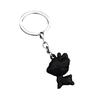 Keychain Pendant Little Deer Design Zinc Alloy Key Chain with Metal Ring Chain Buckle Portable Lightweight Key Holder Backpack Car Accessory