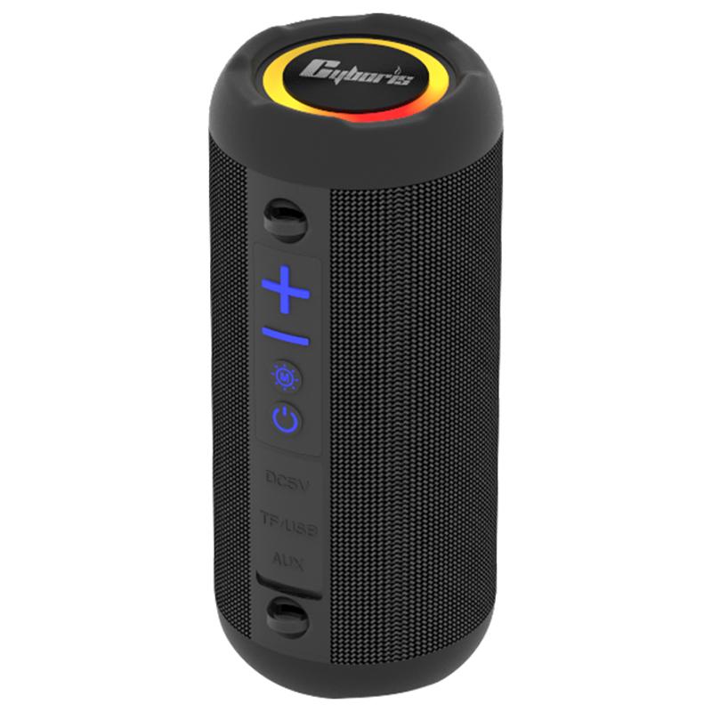 

CYBORIS S9 RGB Light Waterproof Music Bluetooth-compatible Speaker Sound Subwoofer for Home Party Type A