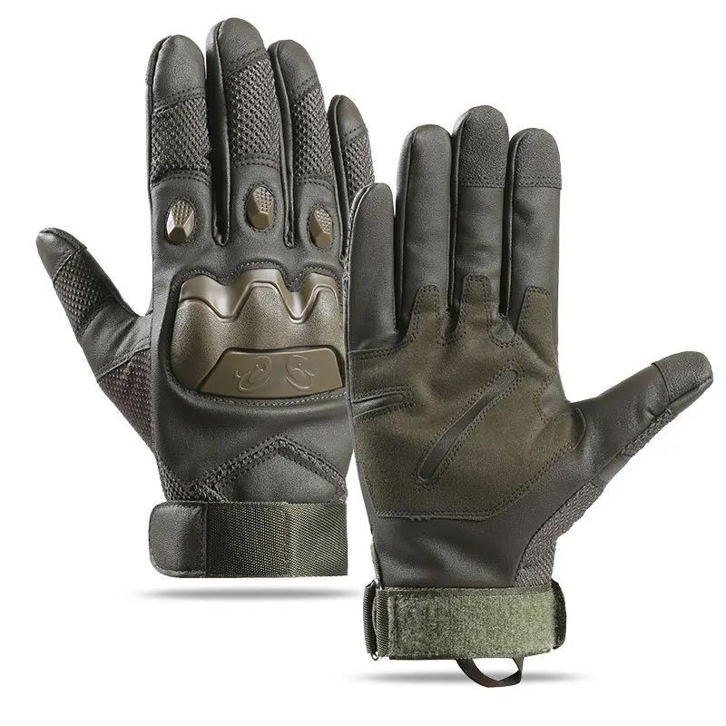 Gloves for Men's Outdoor Cycling Motorcycle Sports,anti Slip Windproof Wear-resistant Combat Protection Hunting Gloves