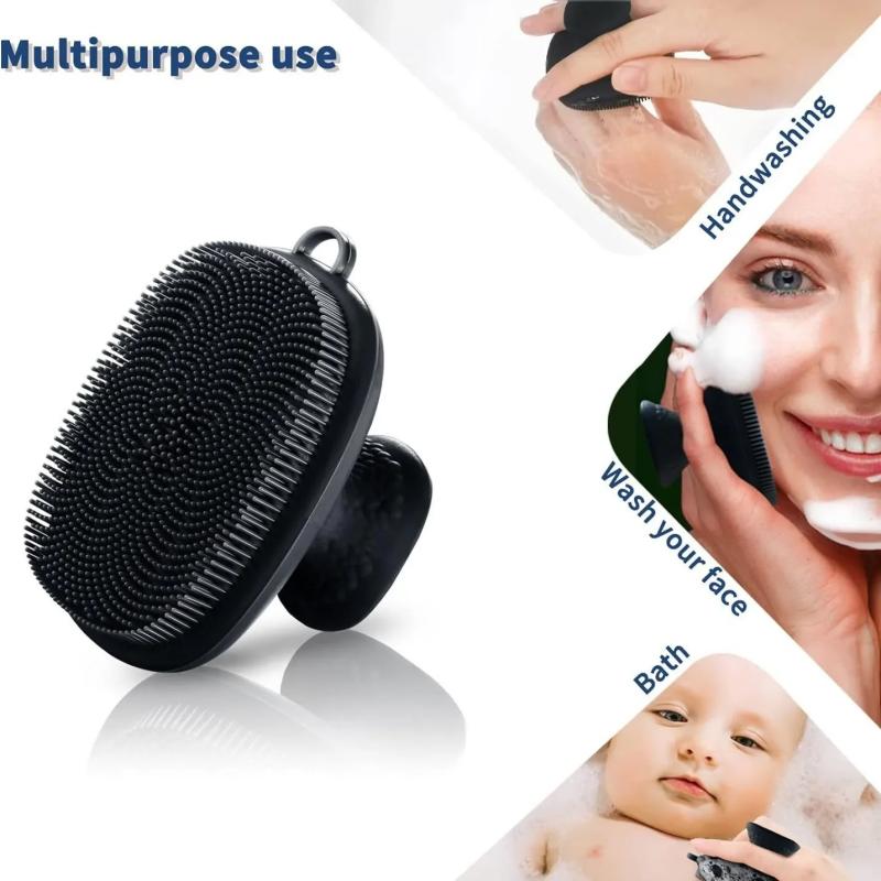 1PC Silicone Face Scrubber for Men Women Facial Cleansing Brush Silicone Face Wash Brush Manual Cleansing Skin Care Face Brushes